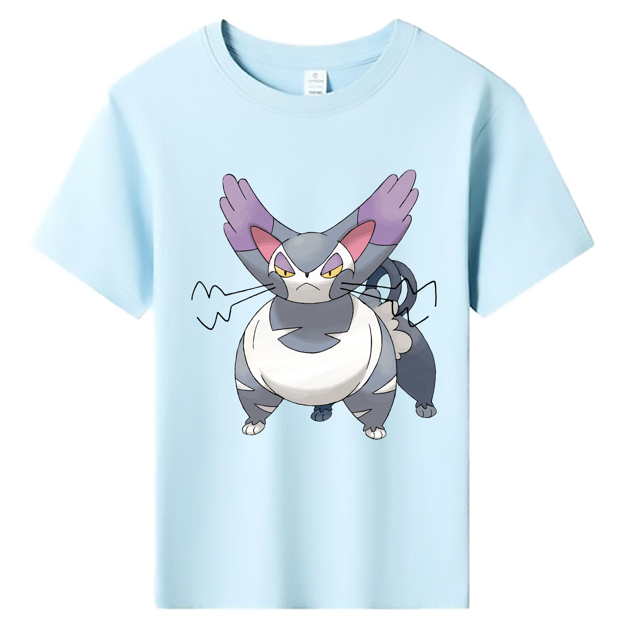 （画像用） ポケットモンスター Pokémon 綿100％キッズTシャツ（フロントプリント）